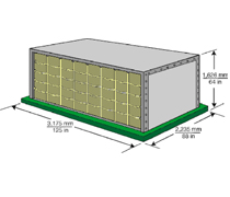Lower Deck Container LD-9 Container-IATA Type 5-IATA Prefix: AAP-ATA: LD-9